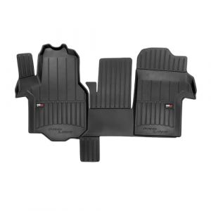 Omac Tapis de sol en caoutchouc - VW Crafter - Noir - Antidérapant - Imperméable