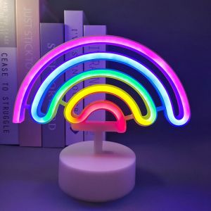 Lampe n&eacute;on Arc-en-ciel - Rougier&Pl&eacute;