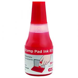 Colop 801 - red Encre pour tampon Translucent
