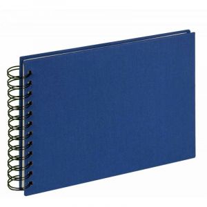 Walther Cloth bleu 23x17 40 pages à spirales SA509L