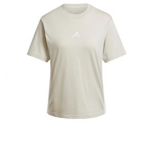 Adidas Femme Essentials 3-Stripes Cotton T-Shirt, Wonder Alumina/White, S