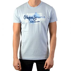 Image de Pepe Jeans Tee Shirt Garçon Golders Jk Pb501338 516 Dazed Blue - Taille 12 Ans - Couleur Bleu