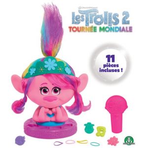 Giochi Preziosi Trolls World Tour - Tête à coiffer Poppy