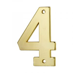 THIRARD Chiffre 4, laiton à visser, H.51mm, laiton