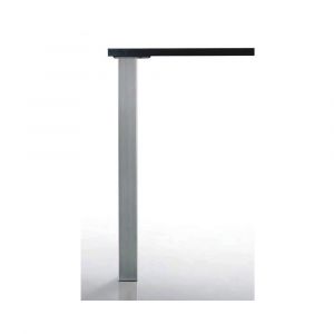Camar Pied de table quadra 80 x 80 mm - D&eacute;cor : Chrom&eacute; - Hauteur : 700 mm