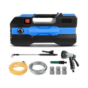 Pompe &agrave; eau &eacute;lectrique sans fil - 18V compatible Makita (BL18xx) - 100 W - Refoulement 30 m - Kit tuyaux inclus