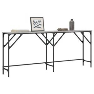 VidaXL Table console sonoma gris 180x29x75 cm bois d'ingénierie