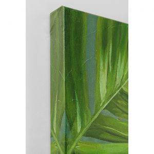 Image de Kare Design Karedesign Tableau femme africaine orange collier 70x100cm