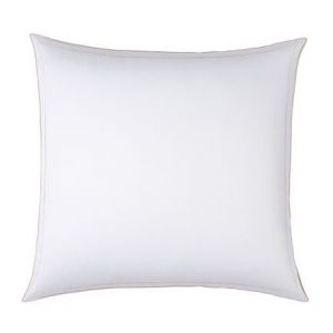 Image de Drouault TAIE D'OREILLER Pure White Satin Lavé Finition Beige