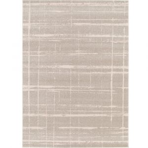 The Deco Factory MIRA - Tapis salon moderne abstrait gris beige 120x170