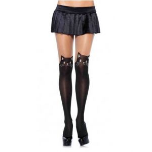 Image de Leg avenue Collant semi-opaque Chat trop mignon - LEGA AVENUE