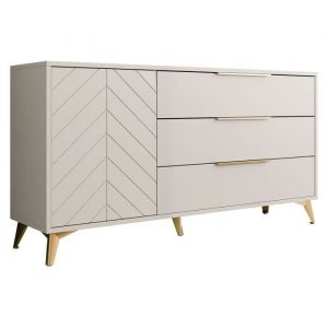 Boccioni - buffet bas - beige - 154 cm - Beige
