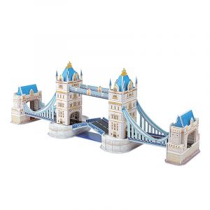 Dam Puzzle 3d du pont de la tour &agrave; londres. Comprend 45 pi&egrave;ces.
