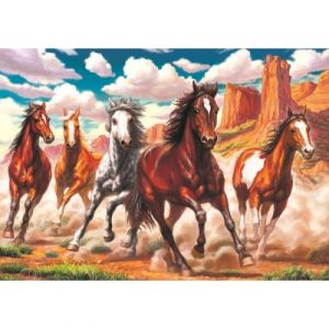 Art Puzzle Puzzle Running Wild in the Valley