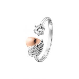Engelsrufer Bague pour femme ERR-HEARTWING-ZI-BIR 925 Argent