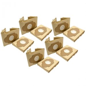Vhbw 50x Sacs compatible avec Wetrok Bantam 6 aspirateur - papier, 21,5cm x 16cm, couleur sable