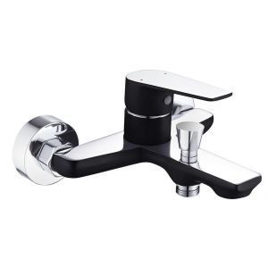 Rousseau Mitigeur bain-douche Oolong - Noir chrom&eacute;