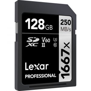 Lexar Carte SDXC 128GB Professional UHS-II (1667x)