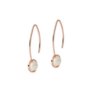 Image de Emporio Armani Des boucles d'oreilles Argent Pas de pierre précieuse aux femmes, Rose Gold, Size: 34x11x1mm - EG3534221