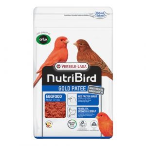Versele Laga Pâtée Aux Œufs Pour Canaris Nutribird Gold Patee Red Factor Rouge 5kg