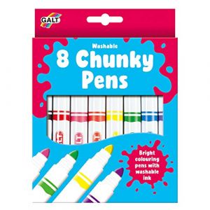 Galt Toys, 8 Chunky Pens - Washable, Chunky Pens for Children, Ages 3 Years Plus