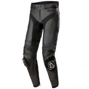 Image de Alpinestars Pantalon cuir Missile V3 noir/noir (court)- 48