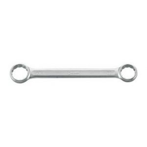 Forum Clé polygonale double, droite, acier au chrome-vanadium, Cote s/plats : 24 x 27 mm, Long. 264 mm