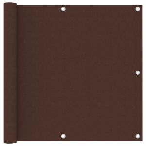 Image de VidaXL Écran de balcon Marron 90x300 cm Tissu Oxford