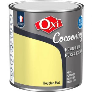 Owatrol Peinture d'intérieur monocouche pour murs & boiseries fini mat velours COCOONING MURS & BOISERIES MAT VELOURS Houblon 0.5 litre