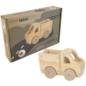 Egmont Toys Toys - Camion en bois &agrave; monter et &agrave; peindre