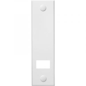 Schellenberg 53002 Standard Couvercle amovible pour enrouleur de sangle à encastrer pour volet roulant, espacement de vis de 160 mm, Blanc