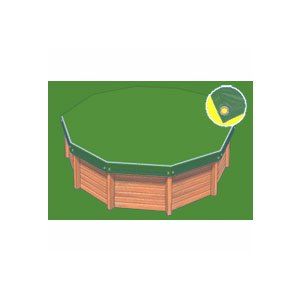 Bâche hiver Eco verte compatible piscine Tropic Hexa 410