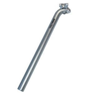 Ergotec Tige de selle Hook 31,4 mm x 400 mm Alu Argent