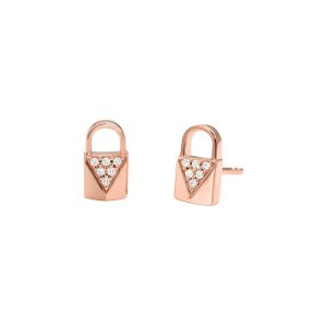 Michael Kors Boucles d'oreilles MKC1010AN791 - MERCER LINK Argent Doré RS