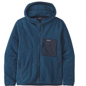 Patagonia Sweat zippé capuche polaire Bleu - Couleur Bleu - Taille S