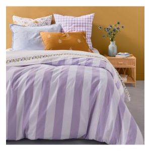 Housse de couette coton, Tamori Violet