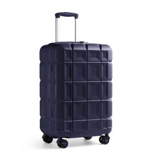 Kono Valise Cabine Grande Taille Rigide ABS Valise de Voyage a roulettes Ultra Léger Valises Soute 72cm avec Serrure TSA, 92L, Marin