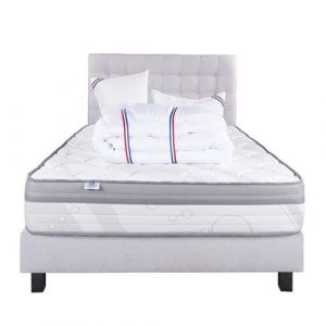 Ensemble Matelas Relaxation 140x200 Cm - Luxury Literie - Ressort - Ferme - Excellente Indépendance De Couchage