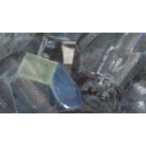 Image de Rayher Perles verre - bleu gris 6 mm