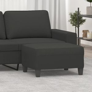 VidaXL Repose-pied Gris foncé 70x55x41 cm Tissu microfibre