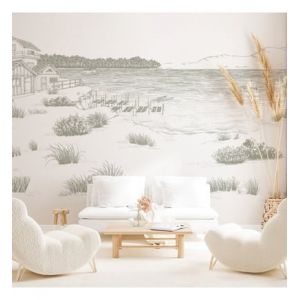 Papier Peint Panoramique L432xH270cm Vert