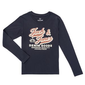 Jack & Jones T-Shirt &agrave; Manches Longues pour gar&ccedil;on, Sky Captain, 12 Ans