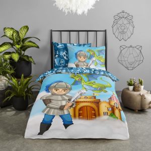 Good Morning Housse de couette pour enfants Knight 140x200/220 cm