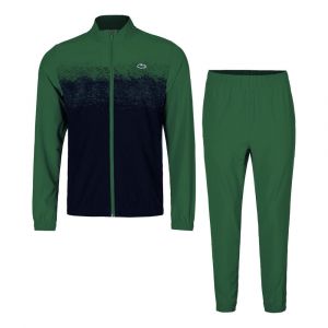 Lacoste Djokovic Survêtement Hommes - Vert Foncé, Bleu Foncé