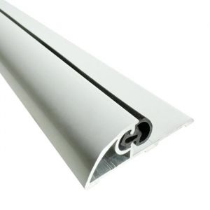 Seuil de porte PMR, Largeur 50mm, Lg 1 m + joint d'étanchéité - Laqué blanc HOMEWELL
