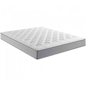 Simmons Matelas Easy - 504 ressorts ensachés 160x200 Blanc