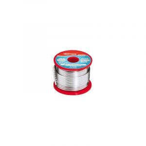 Image de Guilbert Express Express, 12890, Accessoire pour Fer à Souder, Soudure Étain pour Assemblage Cuivre, Laiton, Canalisations Sanitaires (Eau Potable), 97% Étain et 3% Cuivre (Sans Plomb), 200 g, d 2 mm, Flux incorporé