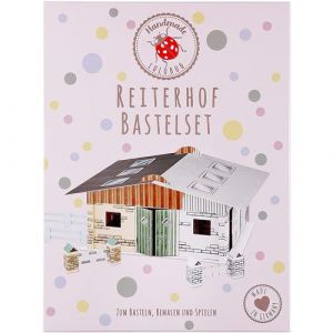Lulubug Cour équestre pour bricoler, peindre et jouer 41 pièces
