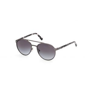 Guess Homme GU00211 07B Lunettes de soleil M&eacute;tal Ronde Normale