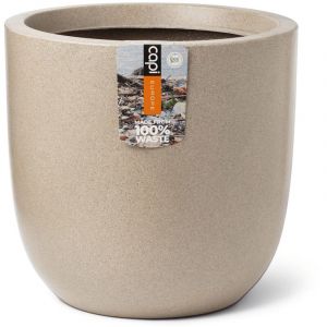 Capi Pot à fleurs Waste Smooth 35x34 cm Beige terrazzo